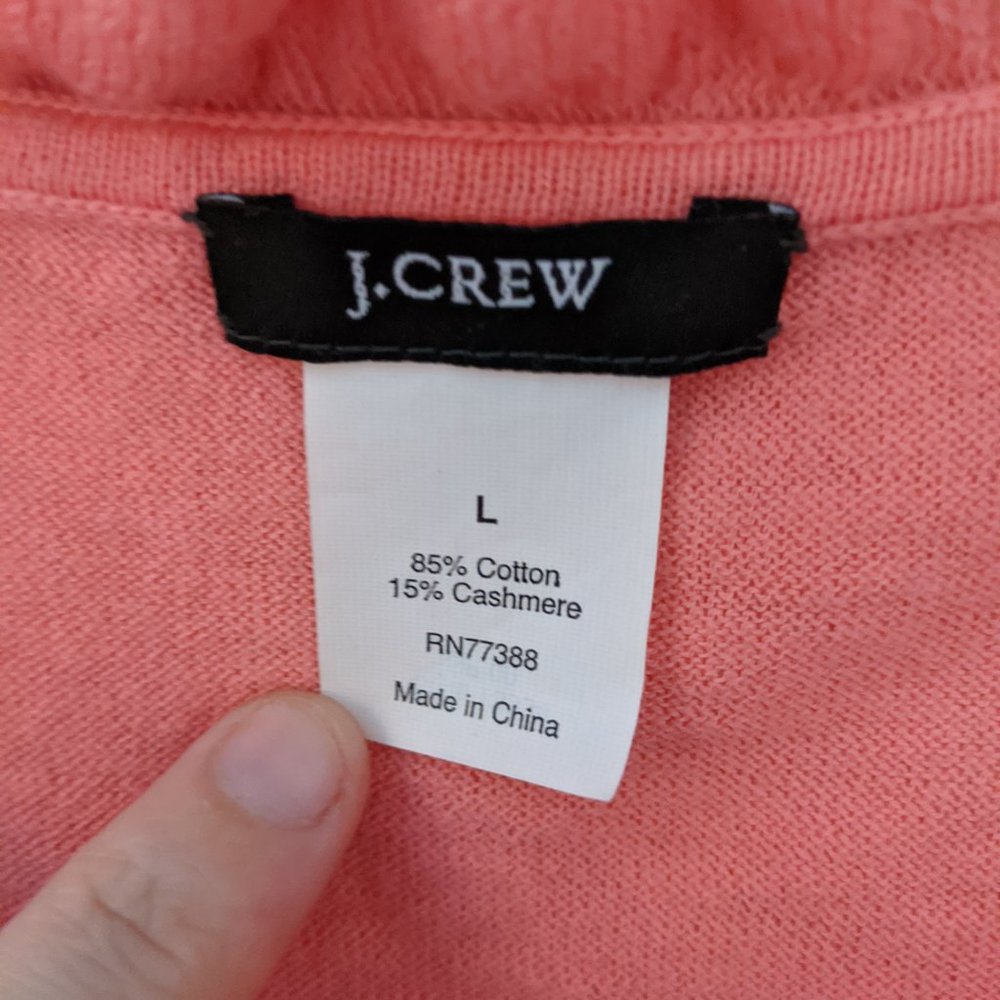 JCrew Ruffle sweater - Picture 2 of 5